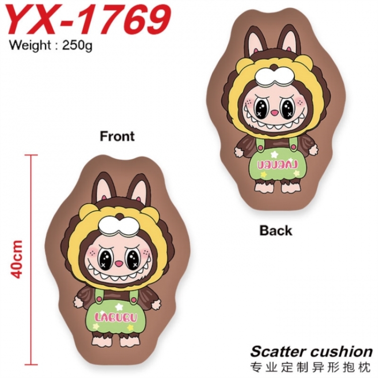 LABUBU Crystal plush shaped plush doll pillows and cushions 40CM