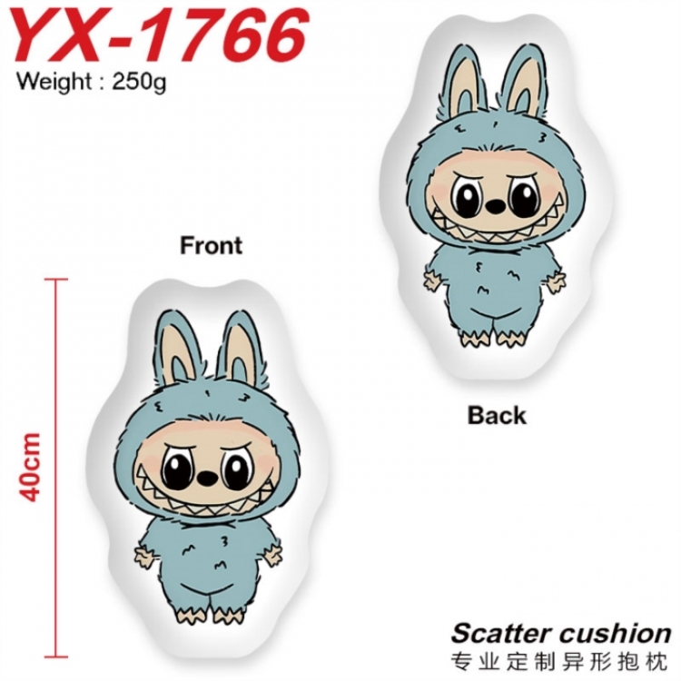 LABUBU Crystal plush shaped plush doll pillows and cushions 40CM