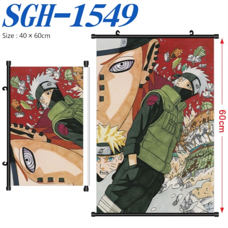 Naruto Anime digital printed pole style hanging picture Wall Scroll 40x60cm