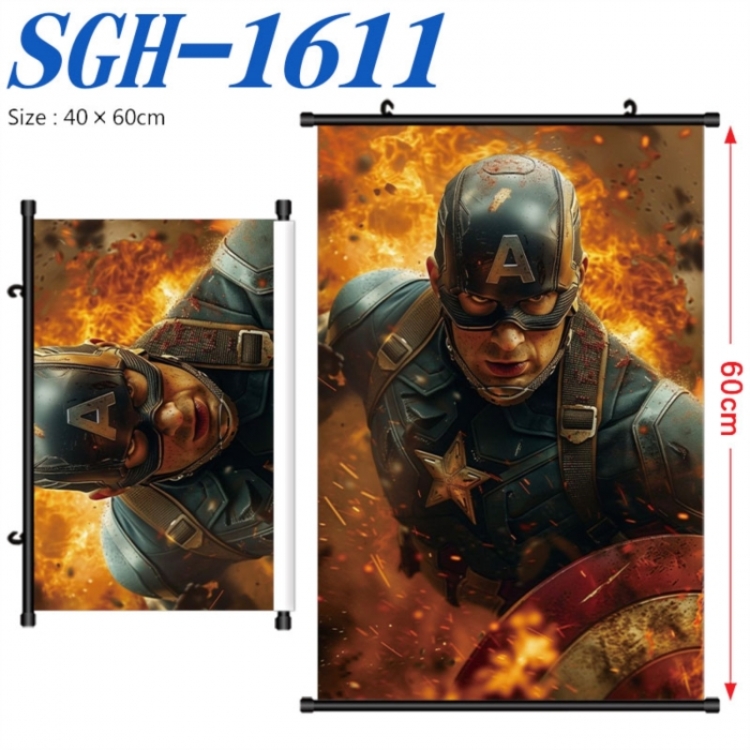 Marvel Anime digital printed pole style hanging picture Wall Scroll 40x60cm SGH-1611