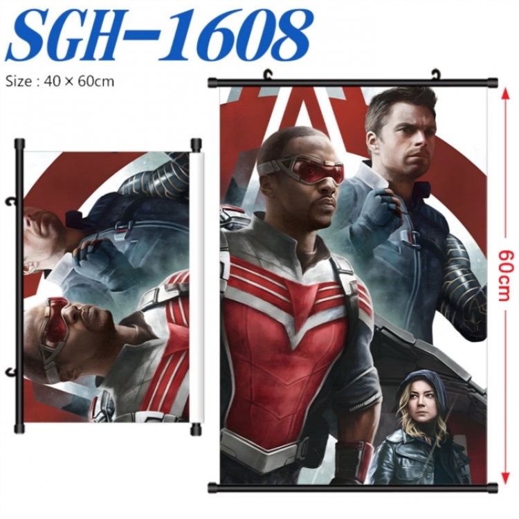 Marvel Anime digital printed pole style hanging picture Wall Scroll 40x60cm SGH-1608