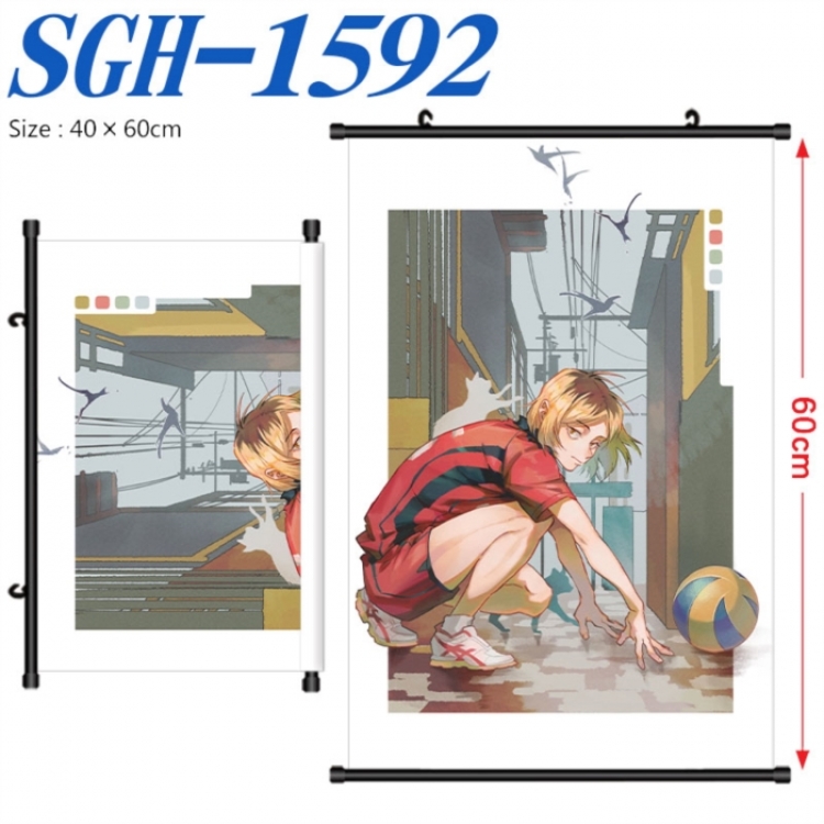 Haikyuu!! Anime digital printed pole style hanging picture Wall Scroll 40x60cm SGH-1592