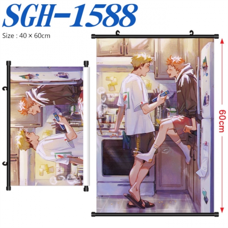 Haikyuu!! Anime digital printed pole style hanging picture Wall Scroll 40x60cm SGH-1588