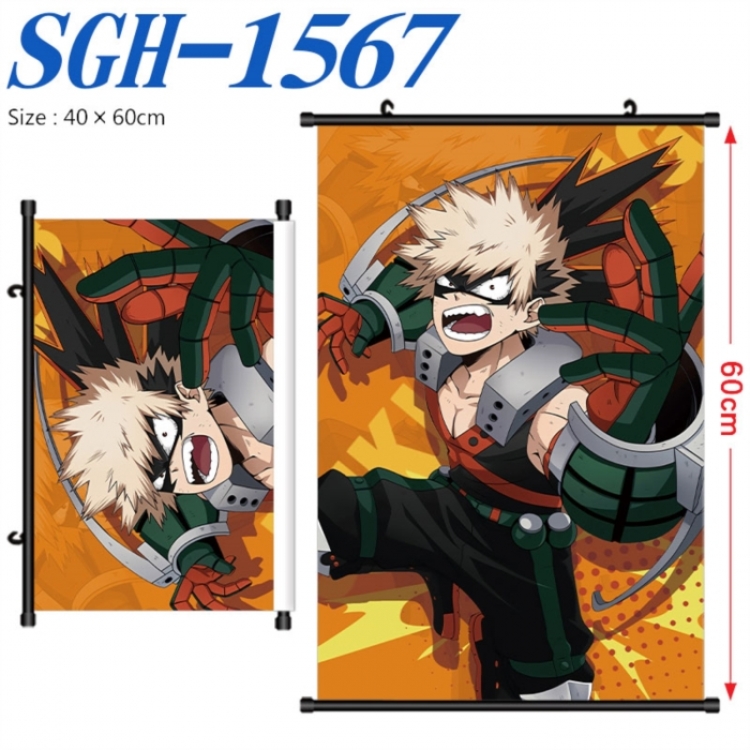 My Hero Academia Anime digital printed pole style hanging picture Wall Scroll 40x60cm SGH-1567