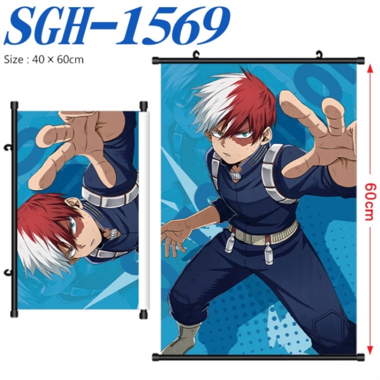 My Hero Academia Anime digital printed pole style hanging picture Wall Scroll 40x60cm SGH-1569