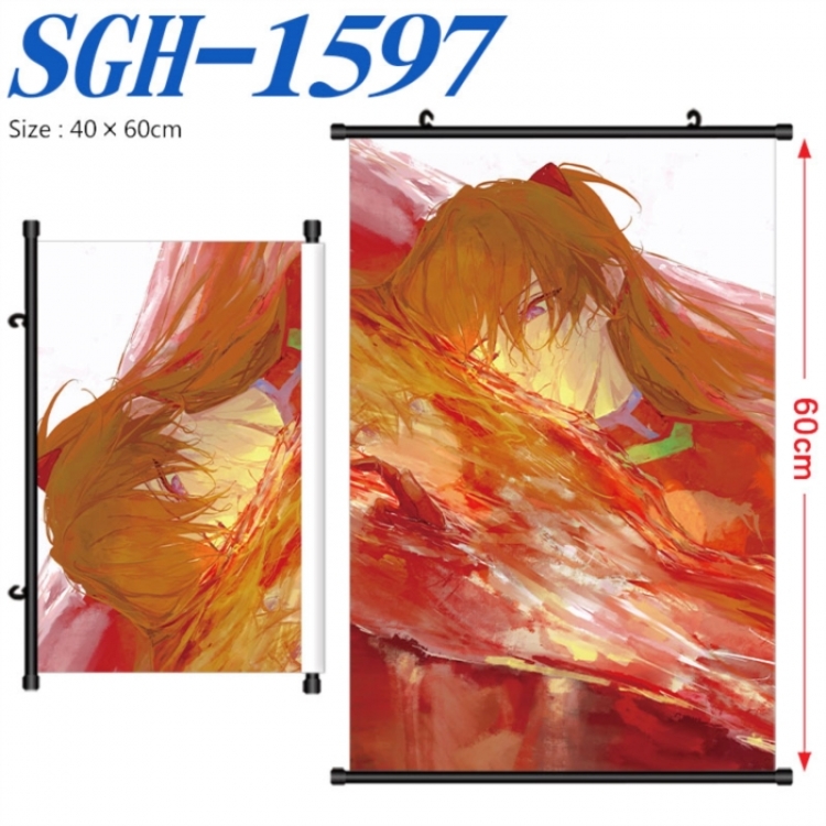 EVA  Anime digital printed pole style hanging picture Wall Scroll 40x60cm SGH-1597