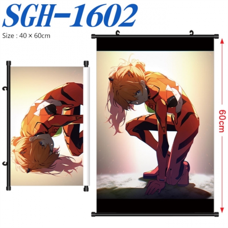 EVA  Anime digital printed pole style hanging picture Wall Scroll 40x60cm  SGH-1602
