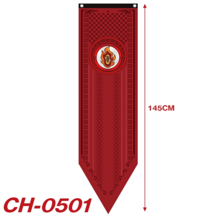 Demon Slayer Kimets Anime Peripheral Full Color Printing Banner 40X145CM CH-0501