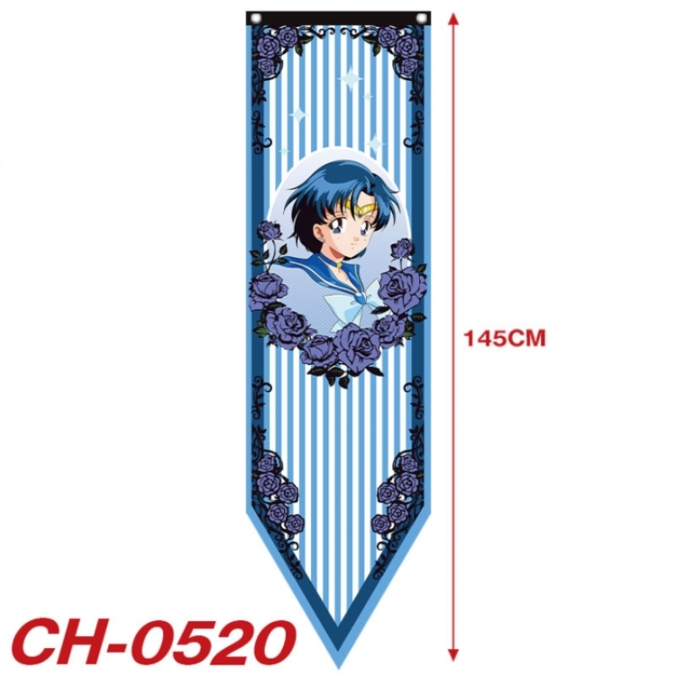sailormoon Anime Peripheral Full Color Printing Banner 40X145CM CH-0520