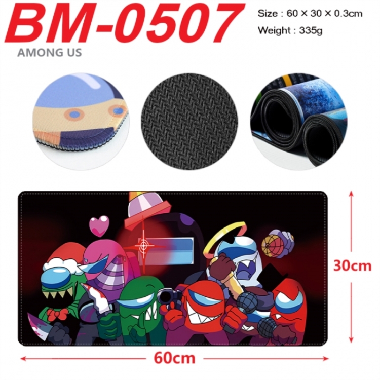 Among us Animation peripheral locking mouse pad 60X30cm