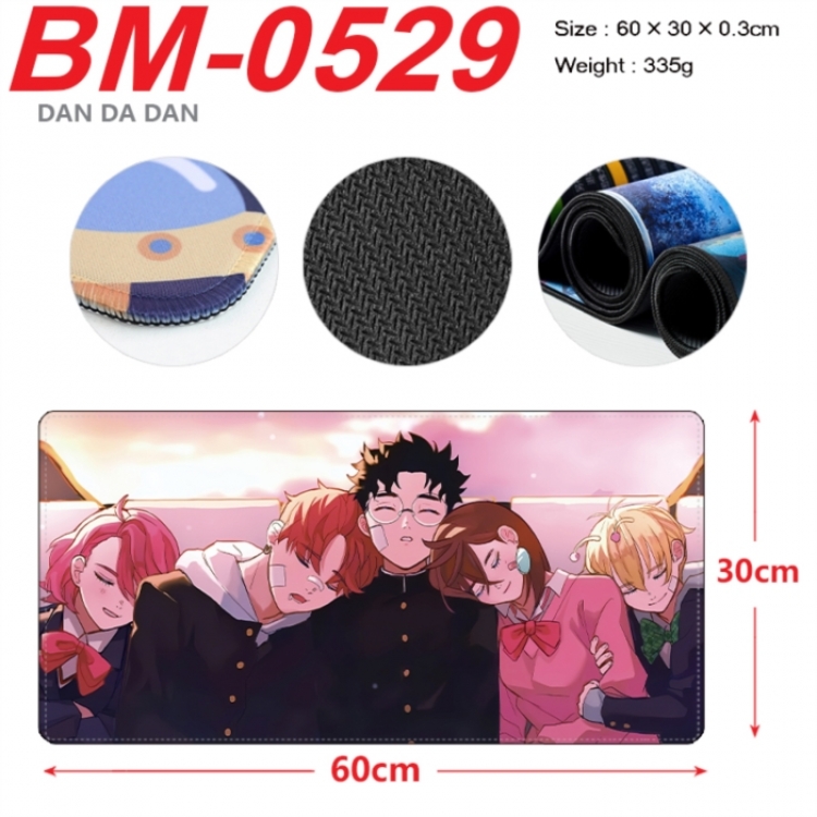 Dandadan Anime peripheral lock edge mouse pad 60X30cm