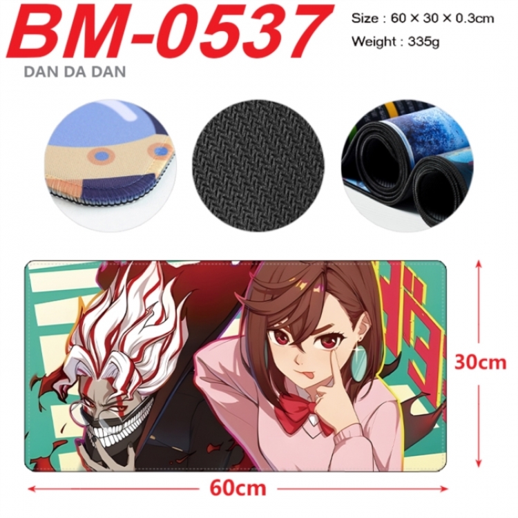 Dandadan Anime peripheral lock edge mouse pad 60X30cm