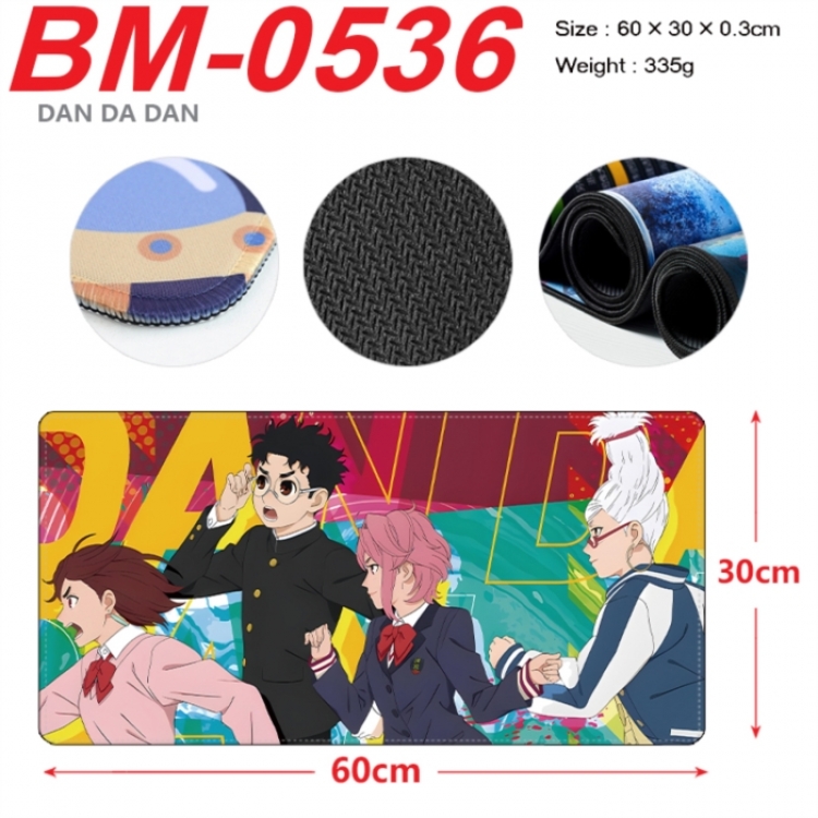 Dandadan Anime peripheral lock edge mouse pad 60X30cm