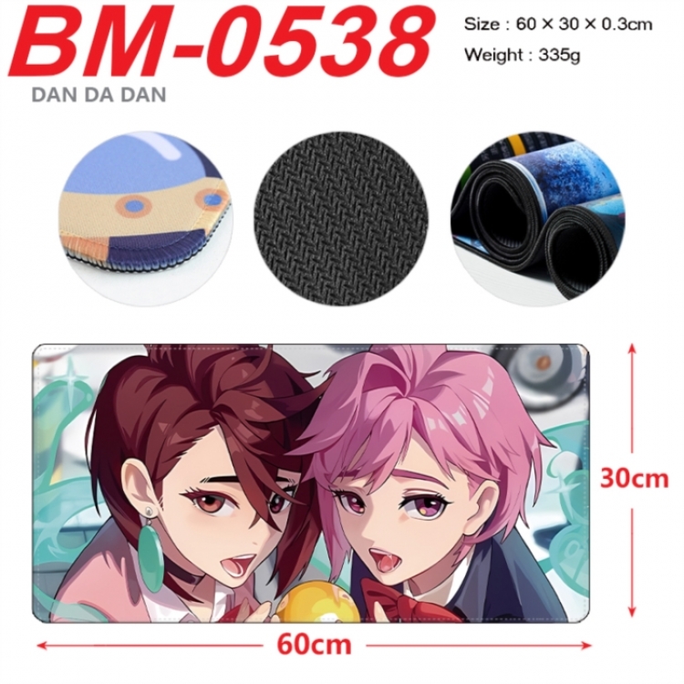 Dandadan Anime peripheral lock edge mouse pad 60X30cm