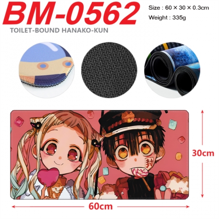 Toilet-bound Hanako-kun Anime peripheral lock edge mouse pad 60X30cm