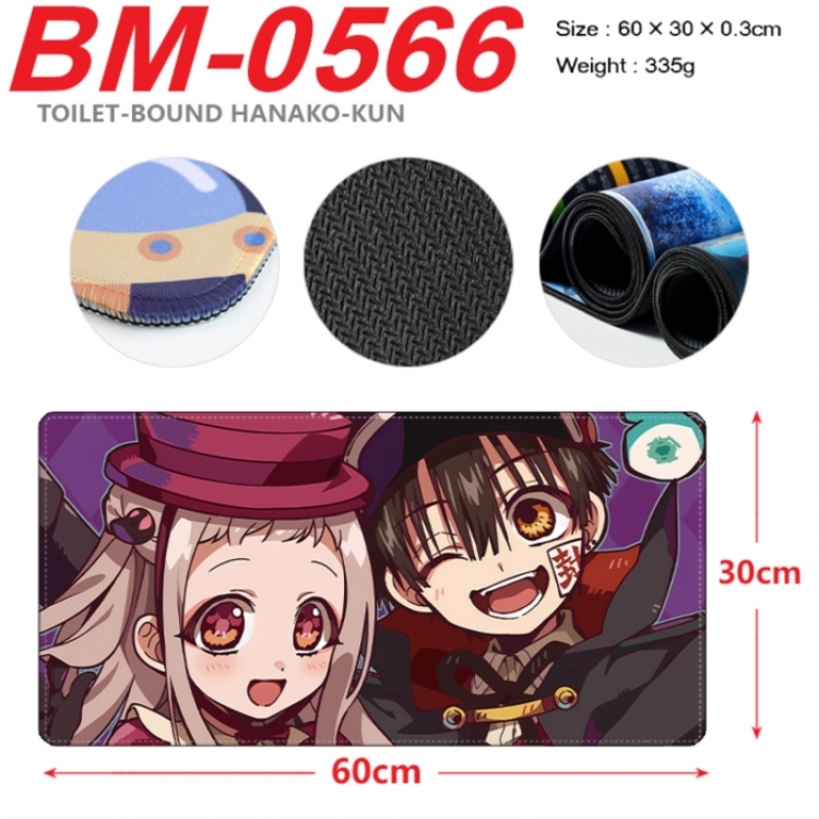 Toilet-bound Hanako-kun Anime peripheral lock edge mouse pad 60X30cm