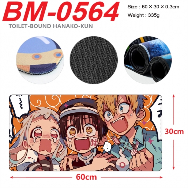 Toilet-bound Hanako-kun Anime peripheral lock edge mouse pad 60X30cm