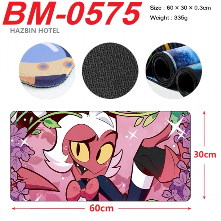 Hazbin Hotel Anime peripheral lock edge mouse pad 60X30cm
