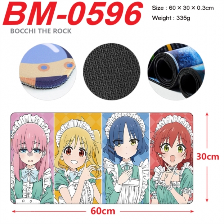 BOCCHI THE ROCK! Anime peripheral lock edge mouse pad 60X30cm