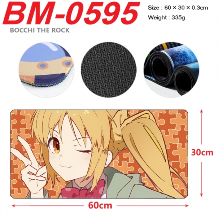 BOCCHI THE ROCK! Anime peripheral lock edge mouse pad 60X30cm