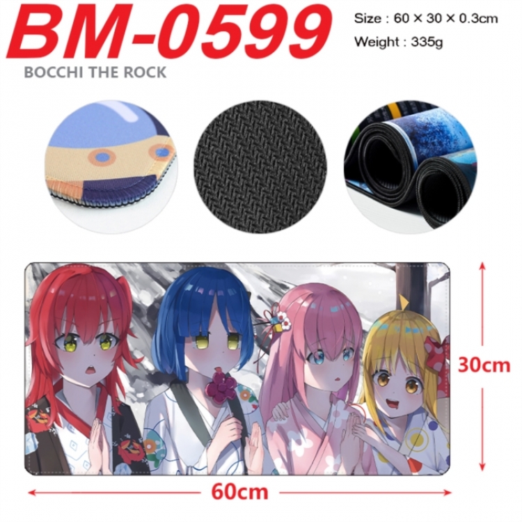 BOCCHI THE ROCK! Anime peripheral lock edge mouse pad 60X30cm