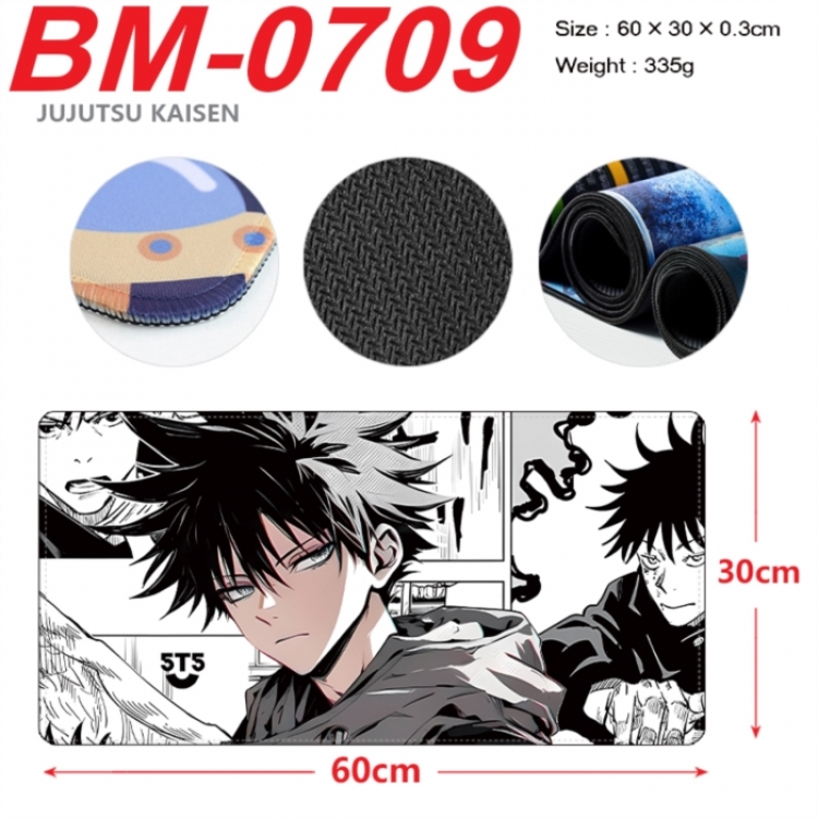 Jujutsu Kaisen Anime peripheral lock edge mouse pad 60X30cm