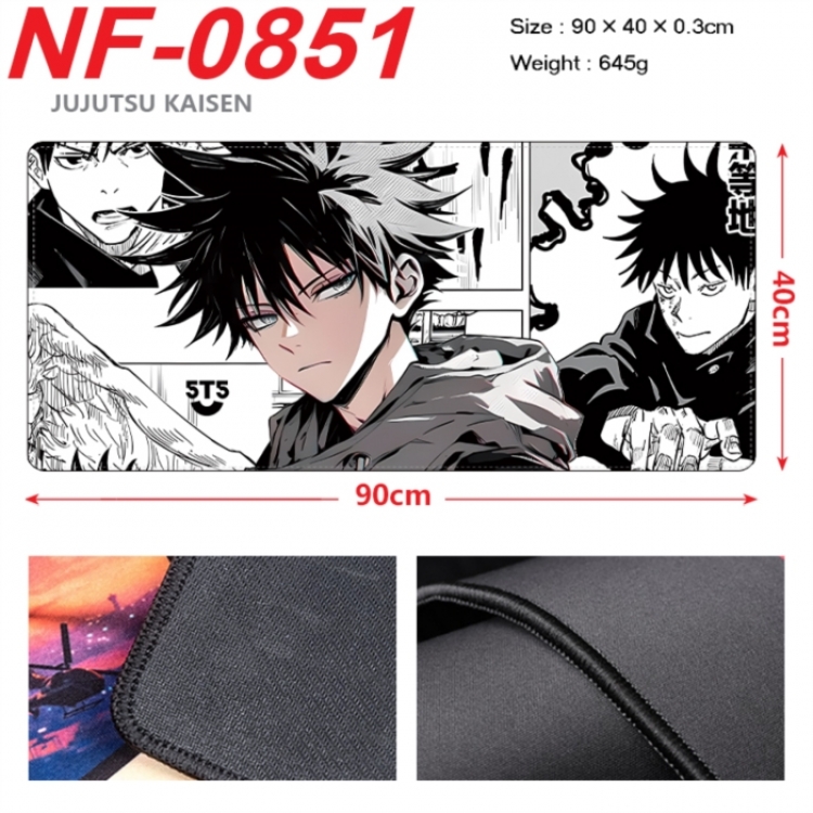 Jujutsu Kaisen Anime peripheral lock edge mouse pad 90X40cm