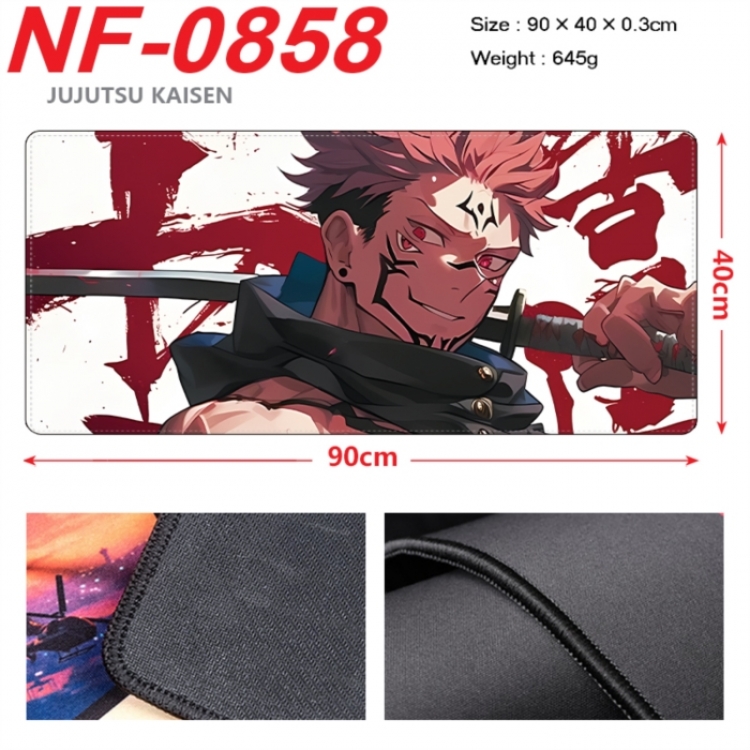 Jujutsu Kaisen Anime peripheral lock edge mouse pad 90X40cm
