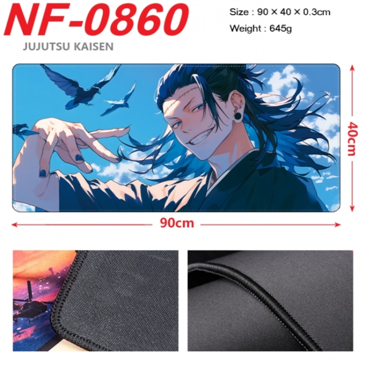 Jujutsu Kaisen Anime peripheral lock edge mouse pad 90X40cm