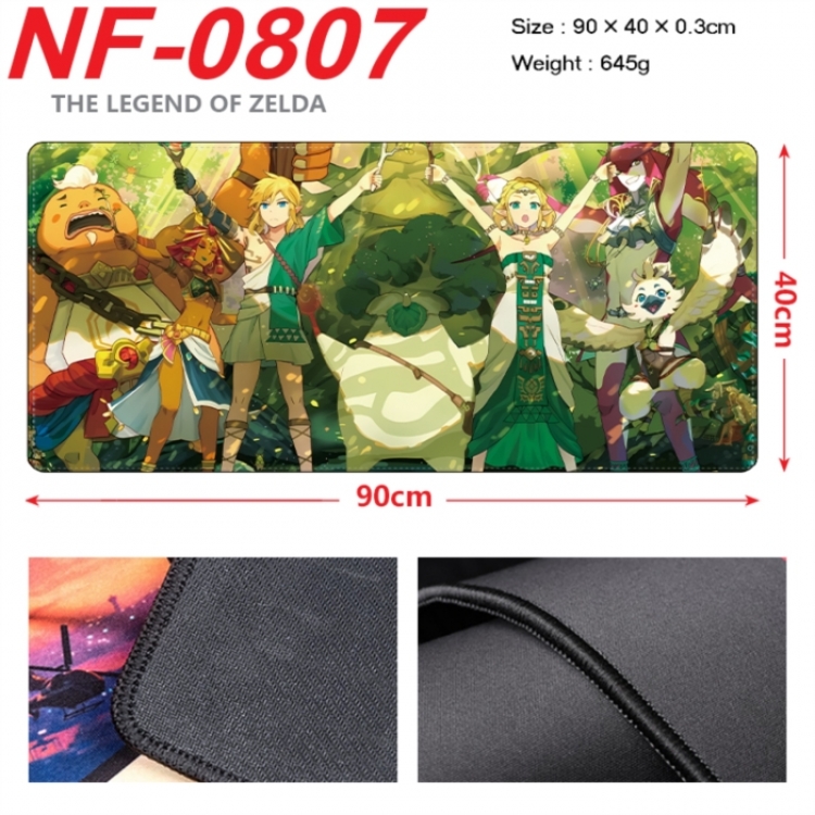 The Legend of Zelda Anime peripheral lock edge mouse pad 90X40cm