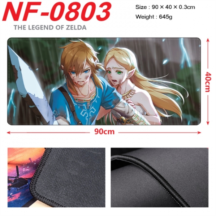 The Legend of Zelda Anime peripheral lock edge mouse pad 90X40cm