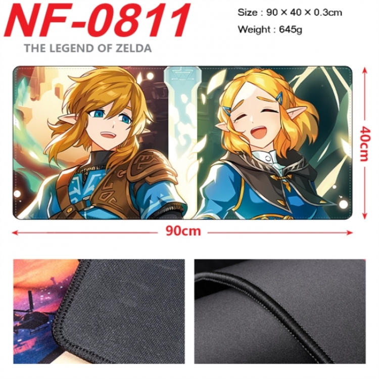 The Legend of Zelda Anime peripheral lock edge mouse pad 90X40cm