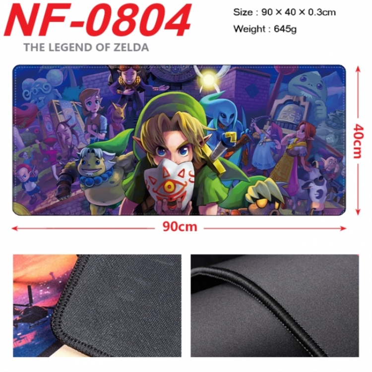 The Legend of Zelda Anime peripheral lock edge mouse pad 90X40cm