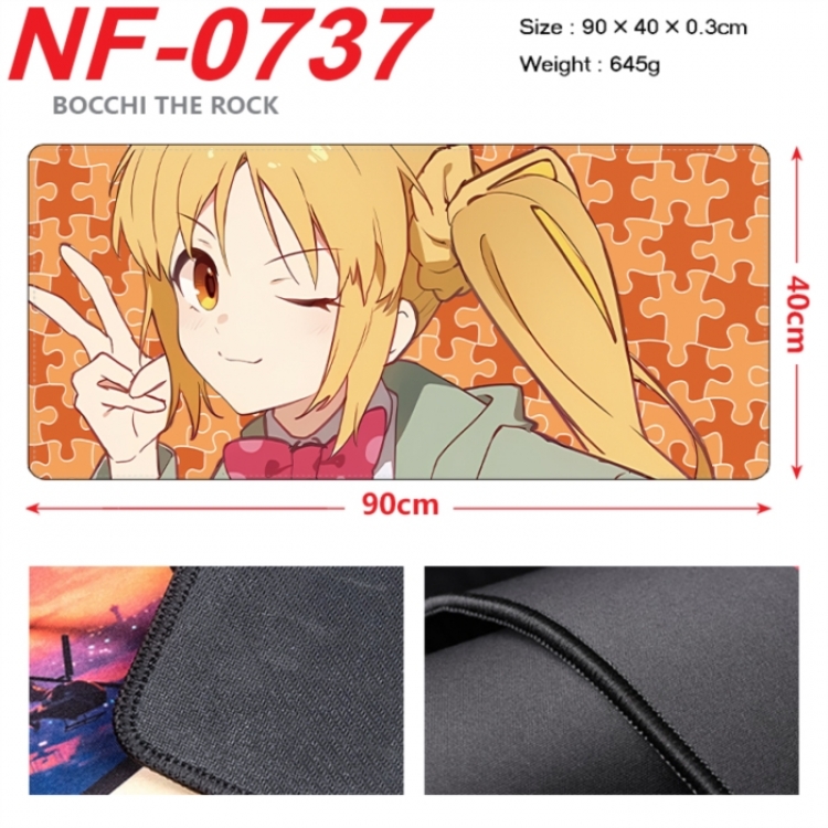 BOCCHI THE ROCK! Anime peripheral lock edge mouse pad 90X40cm