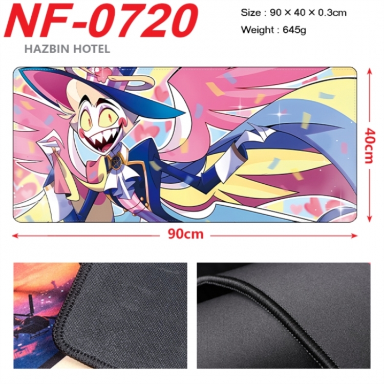 Hazbin Hotel Anime peripheral lock edge mouse pad 90X40cm