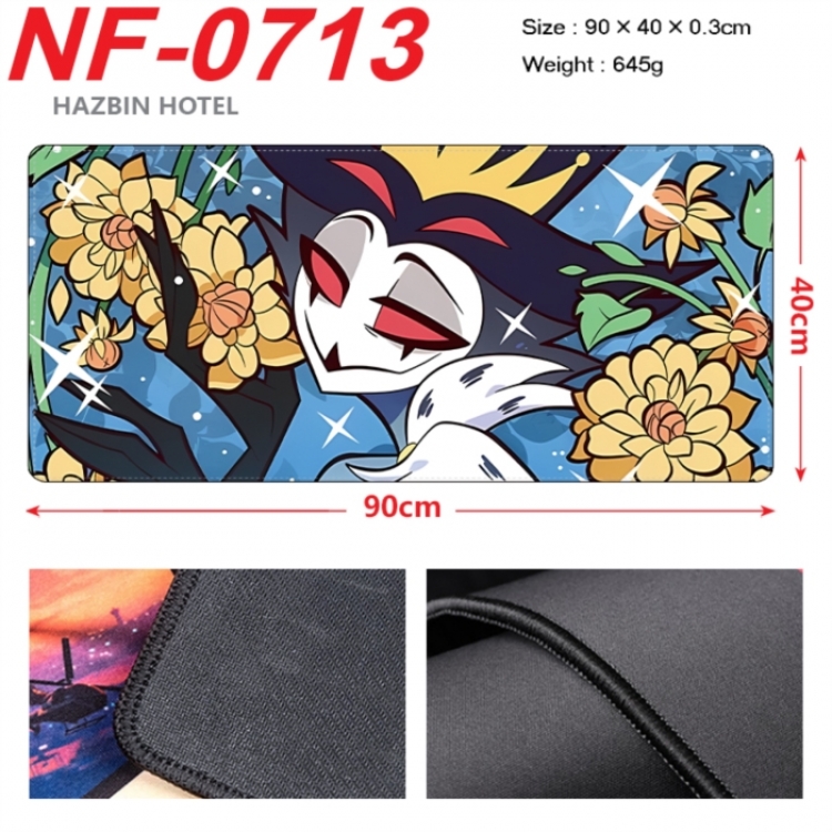 Hazbin Hotel Anime peripheral lock edge mouse pad 90X40cm