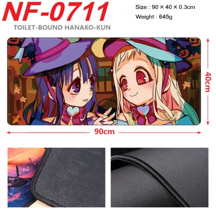 Toilet-bound Hanako-kun Anime peripheral lock edge mouse pad 90X40cm