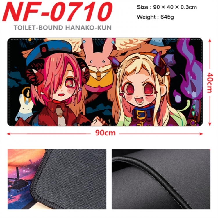 Toilet-bound Hanako-kun Anime peripheral lock edge mouse pad 90X40cm