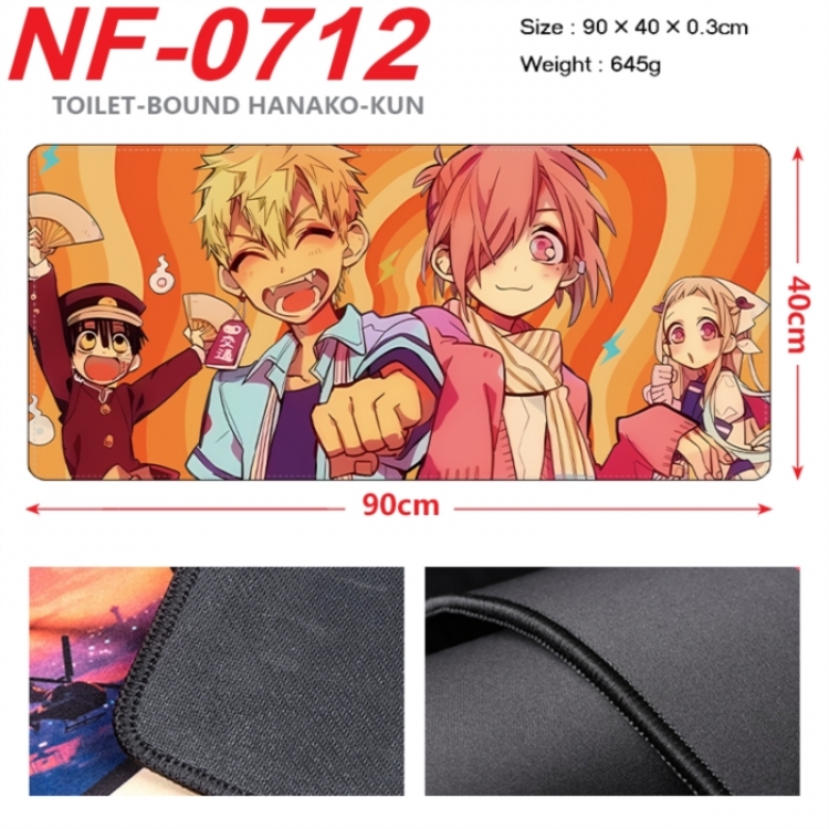 Toilet-bound Hanako-kun Anime peripheral lock edge mouse pad 90X40cm