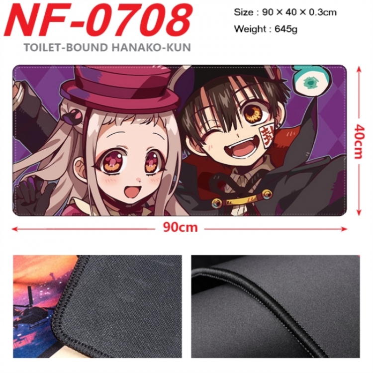 Toilet-bound Hanako-kun Anime peripheral lock edge mouse pad 90X40cm
