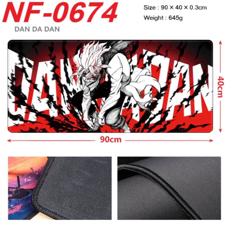 Dandadan Anime peripheral lock edge mouse pad 90X40cm
