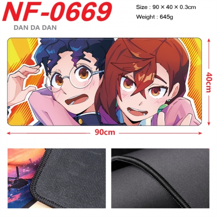 Dandadan Anime peripheral lock edge mouse pad 90X40cm