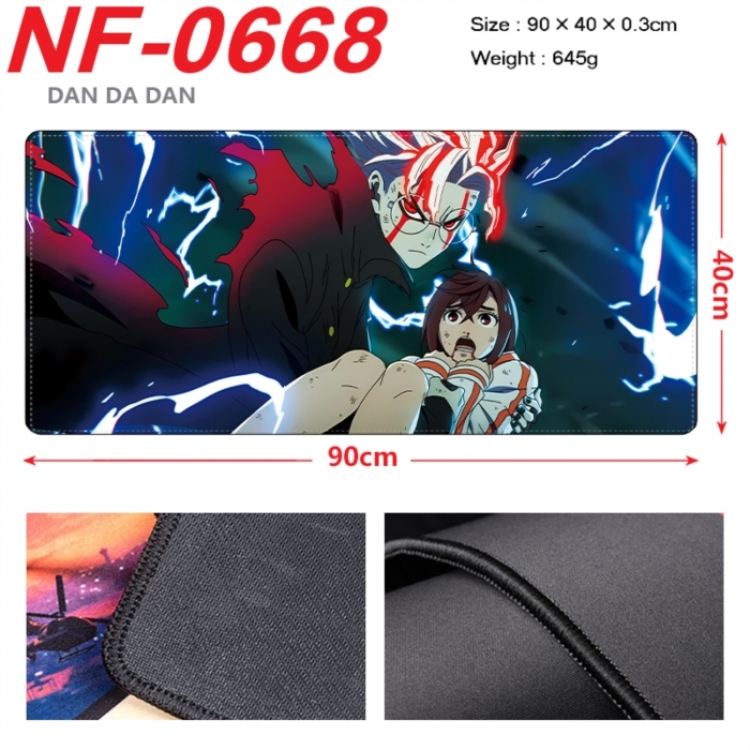 Dandadan Anime peripheral lock edge mouse pad 90X40cm
