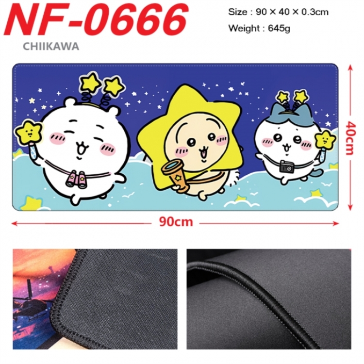 Chiikawa Anime peripheral lock edge mouse pad 90X40cm