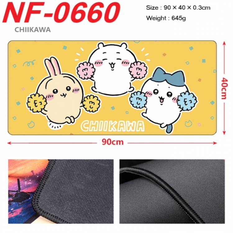 Chiikawa Anime peripheral lock edge mouse pad 90X40cm