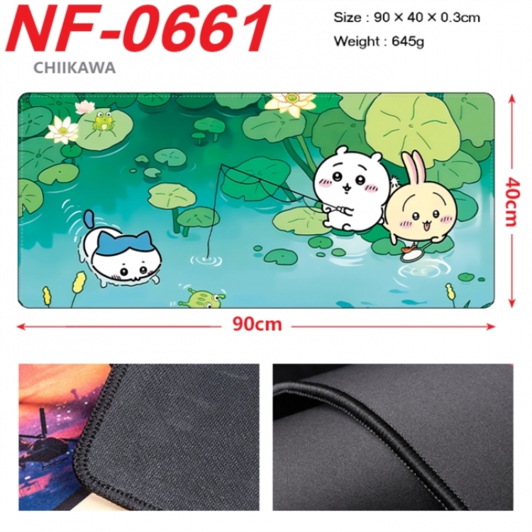 Chiikawa Anime peripheral lock edge mouse pad 90X40cm