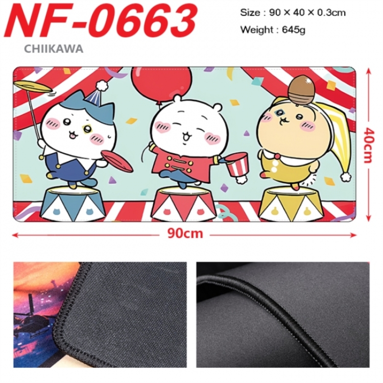 Chiikawa Anime peripheral lock edge mouse pad 90X40cm