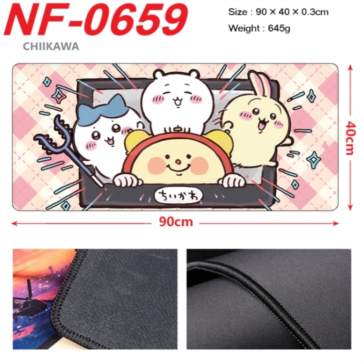 Chiikawa Anime peripheral lock edge mouse pad 90X40cm