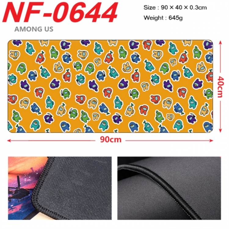 Among us Anime peripheral lock edge mouse pad 90X40cm