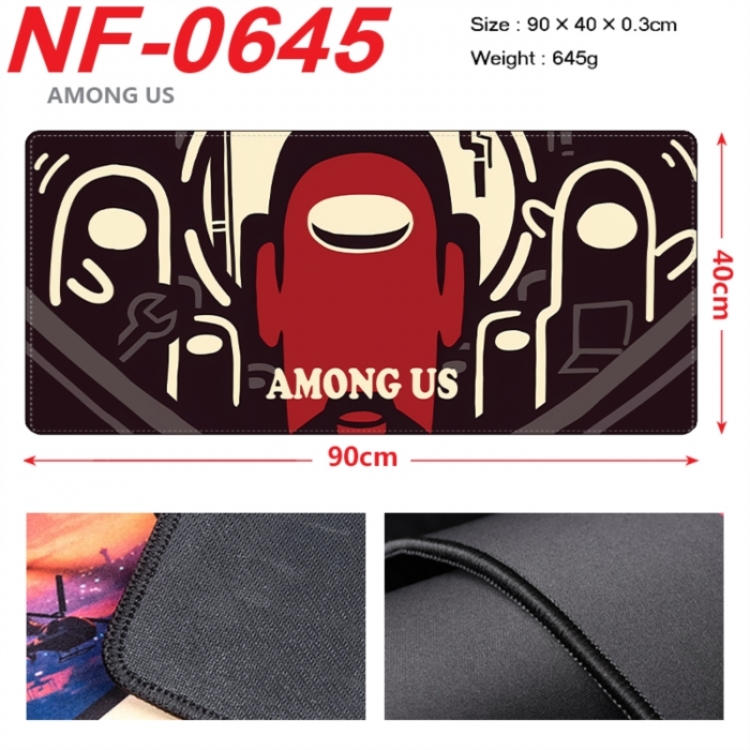 Among us Anime peripheral lock edge mouse pad 90X40cm